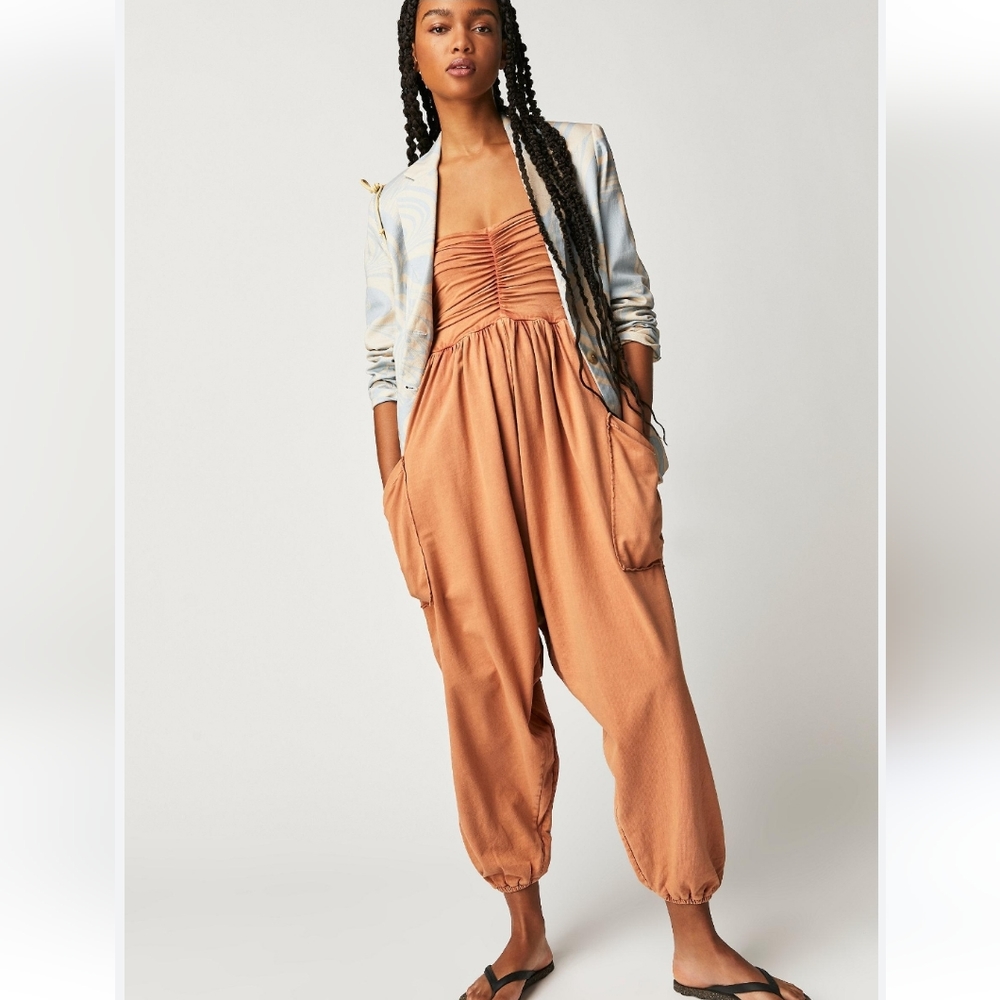 NWOT Free PeopleWomen's Jayla Harem Convertible Jumpsuit